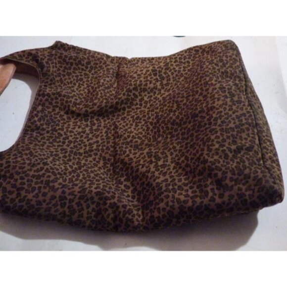 Bottega Veneta Vintage Tote Animal Leopard Print Silk And Leather - Picture 4 of 12